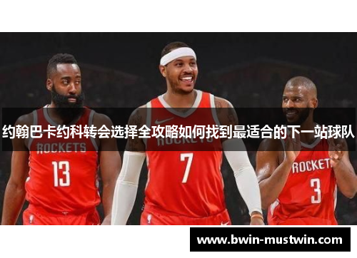 约翰巴卡约科转会选择全攻略如何找到最适合的下一站球队